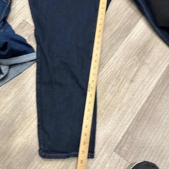 A.N.A lot sz 24W drk blue, blck skinny jeans,1 (time and true)blue shorts EUC - Picture 8 of 12